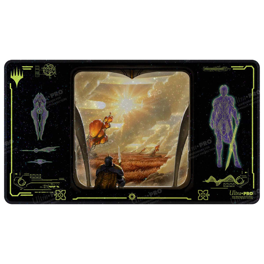 Edge of Eternities Adagia, Windswept Bastion Holofoil Playmat for Magic: The Gathering - A Muse N Games